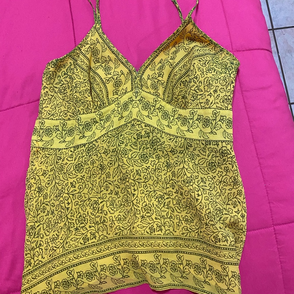 Yellow Floral top